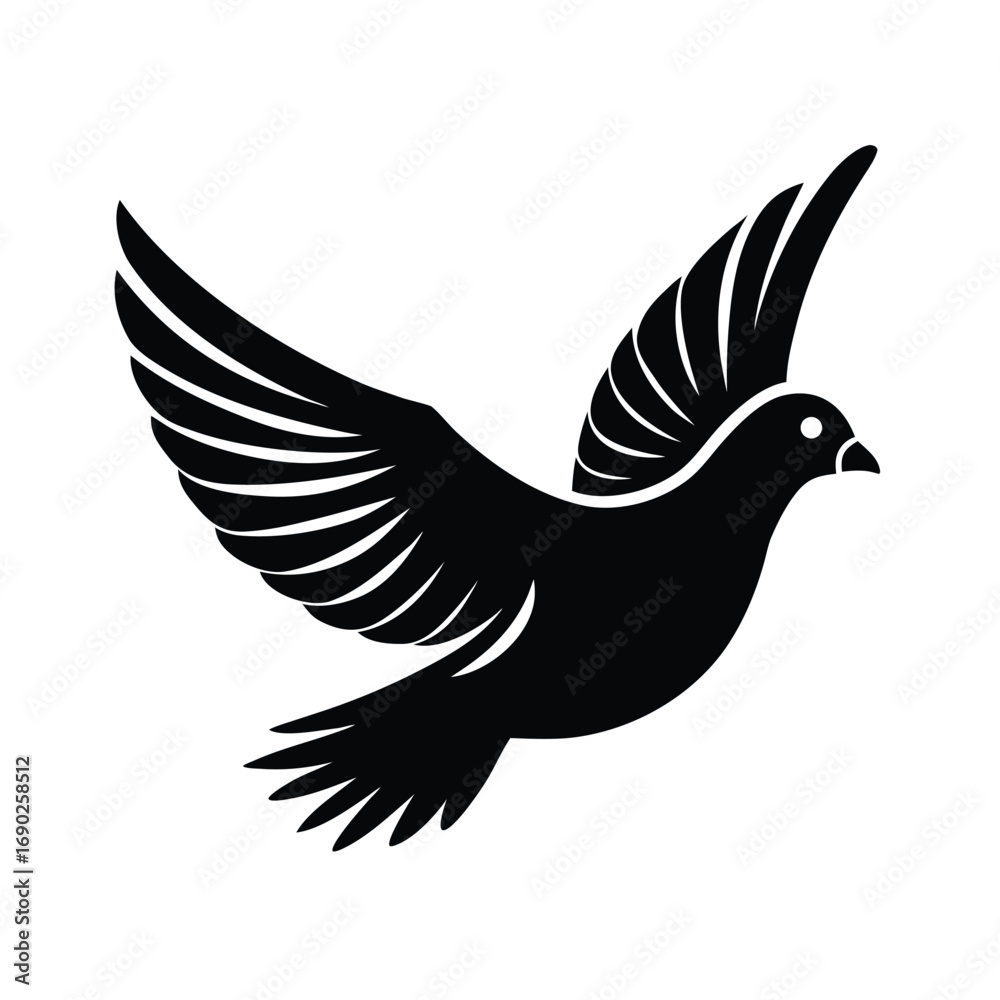 Fototapeta premium dove of peace vector