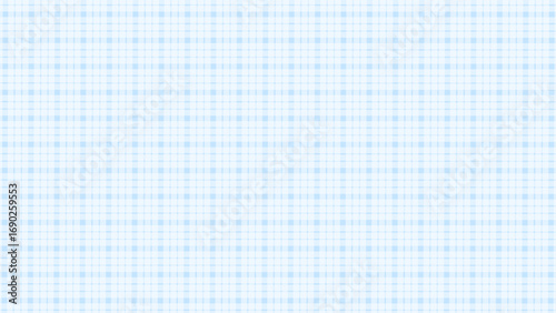 Blue and white plaid fabric texture background. Seamless pattern checkered wallpaper.	