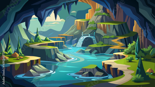Marble Arch Caves Geopark, Ireland – underground rivers, limestone caverns, and dramatic karst formations create a unique subterranean geological wonder.