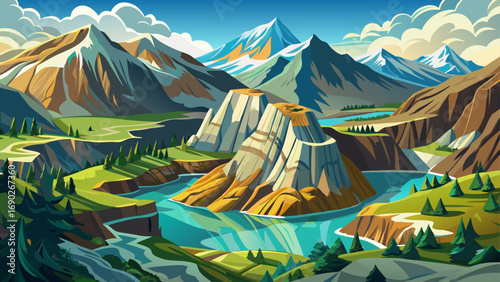 Chablais Geopark, France – Alpine landscapes with glacial valleys, ancient rock strata, and pristine lakes reveal Earth’s shifting history.