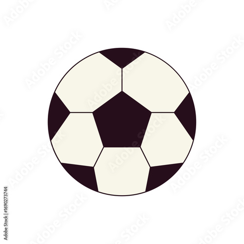 Classic Soccer Ball Design Featuring Distinctive Hexagonal and Pentagonal Panels