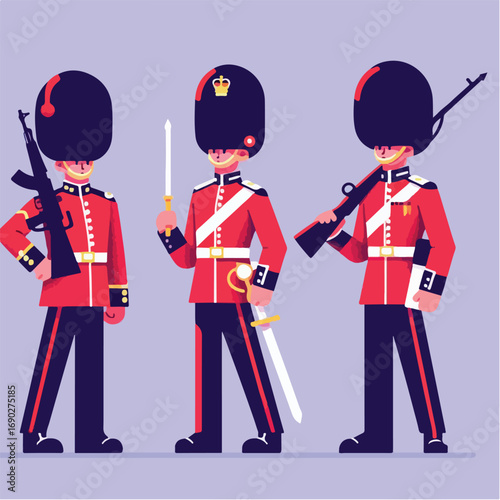 British Royal Guards Illustration