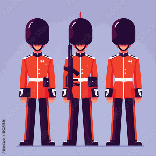 British Royal Guards Illustration