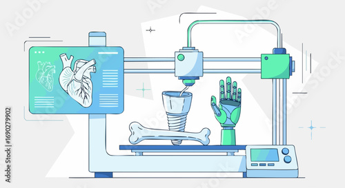 Medical 3D Printing for Prosthetics and Organ Models