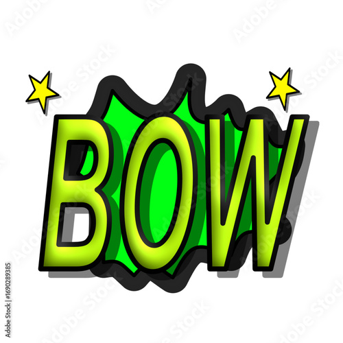 Comic boom cartoon A vibrant collection of comic-themed cartoon elements featuring bold lines and dynamic designs. This set includes comic speech bubbles with expressive texts like pow and boom
