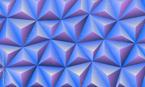 modern polygon background featuring colorful blue purple gradient shapes for design use