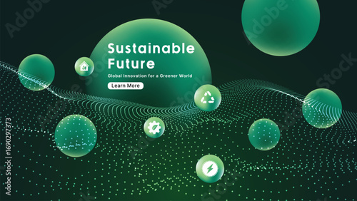 Sustainable Future Green Technology Background
