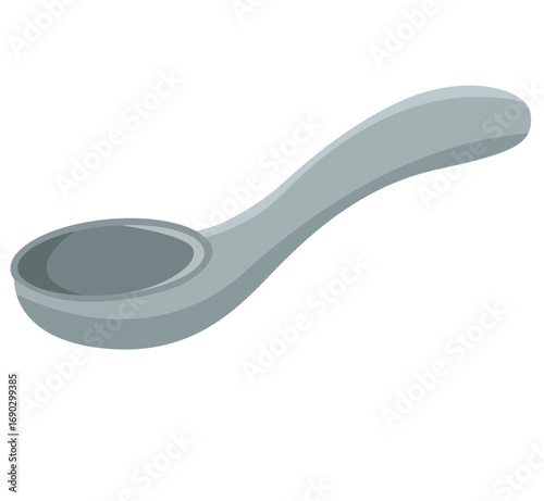 Cute cartoon hand drawn vector spoon or ladle clipart.