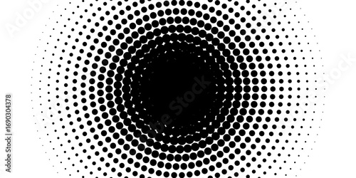 Dotted vector abstract background, light grey dots in perspective flow, dotty texture abstraction, big data technology image