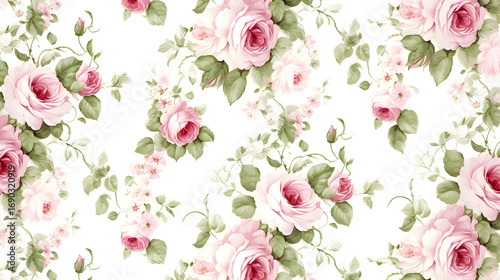 seamless pattern with roses