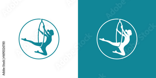 AERIAL HOOP FITNESS LOGO