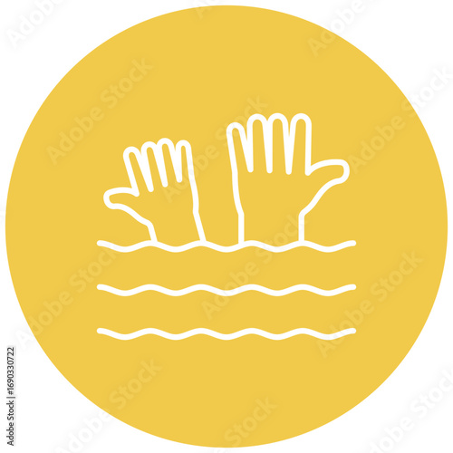 Drowning Icon