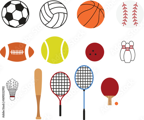Set of Sports Equipment