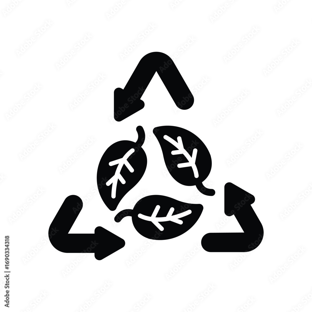 Obraz premium Recyclable icon