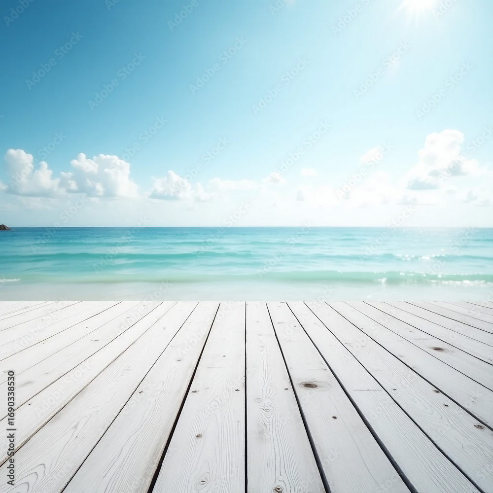 wooden pier on the beach wooden pier on the beach