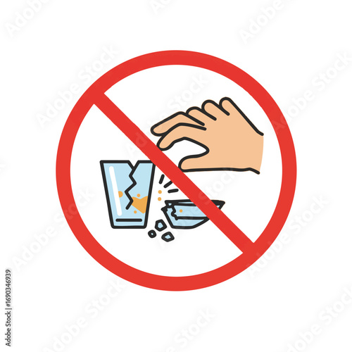 don't touch break glass
