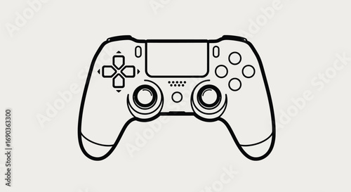 Game controller illustration