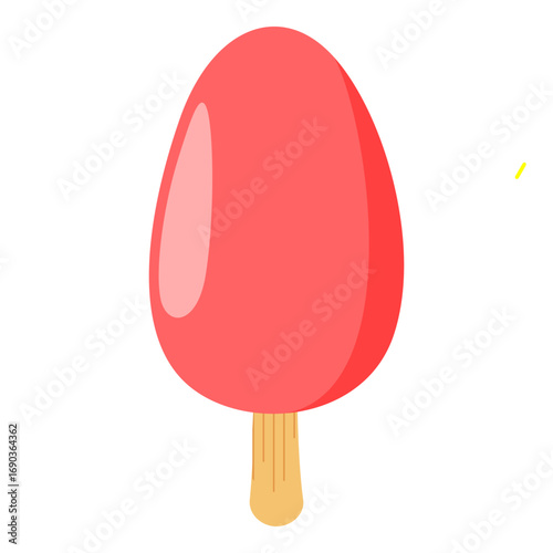 Abstract illustration of a colorful, organic shape resembling a petal or leaf on a white background