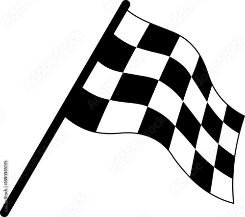 Racing flag icon  Checkered flag for car racing, Race flag, checkered, sports, car, moto. set start and finish crossed sport racing flags,Racing flag icon vector. Race flag icon set. Start finishs