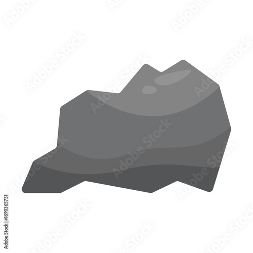 Abstract gray and black wave pattern with smooth curves and gradients for design use
