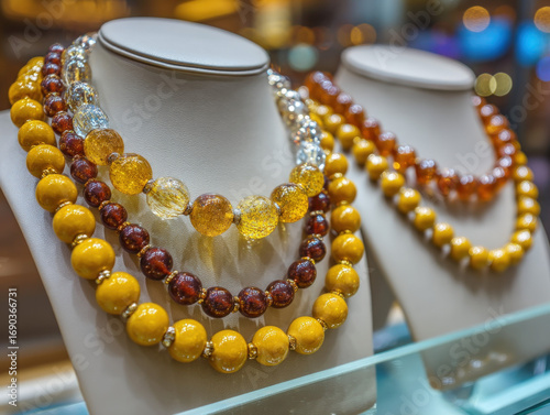 Beaded jewelry displaying n...