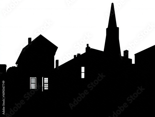 powers city shadow silhouet...