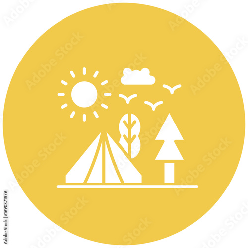 Day camping Icon