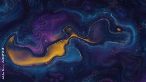 Abstract liquid colors design