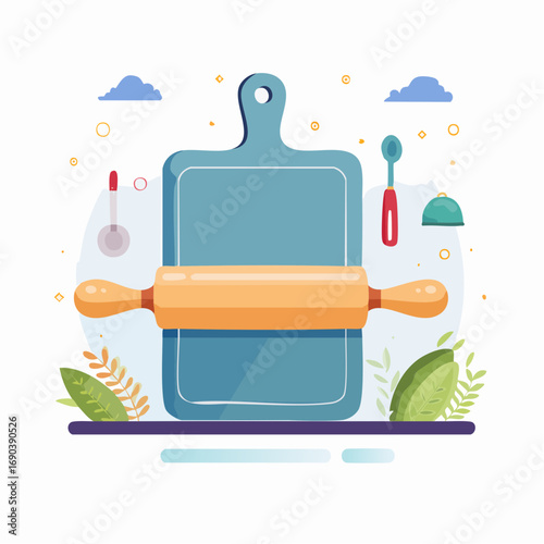 Flat Design Cooking Utensils