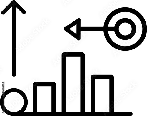 Key performance indicators icon design