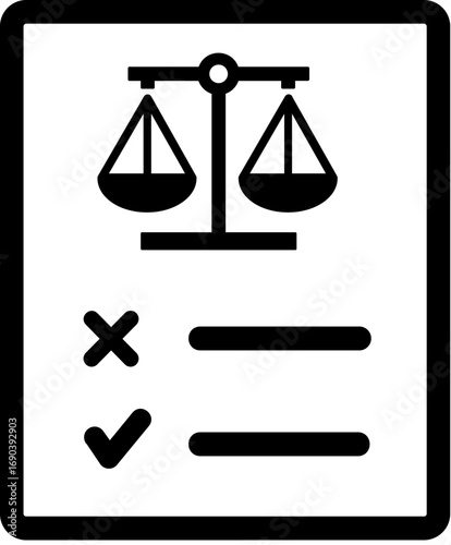 Regulatory compliance icon vector graphic scalable eps file for business and legal applications