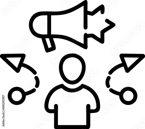 Brand positioning icon design