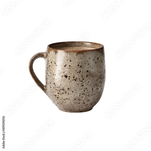 Rustic Speckled Mug with Hot Chocolate