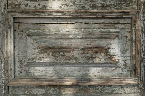 Old wooden door
