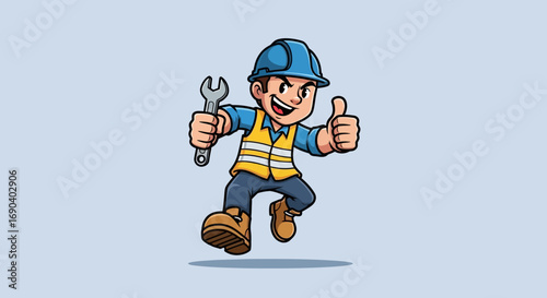 Field Worker Vector Illustration Flat Design of Agriculture, Construction, and Outdoor Labor in Modern Minimal Style