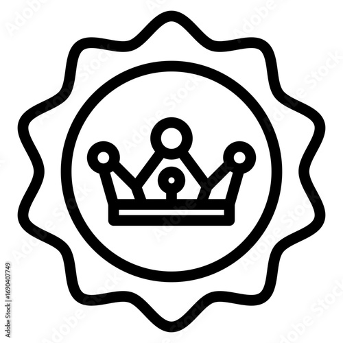 Branding icon in vector illustration