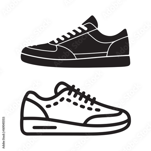 sport shoes isolated on white