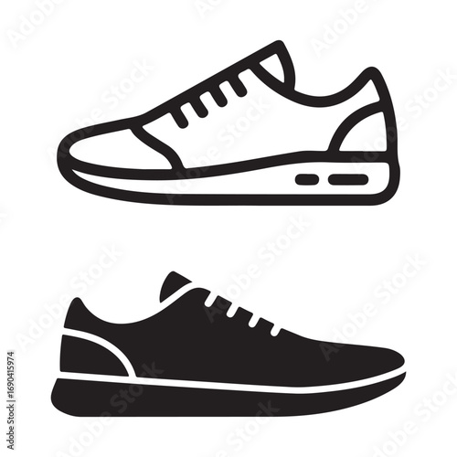 sport shoes isolated on white background