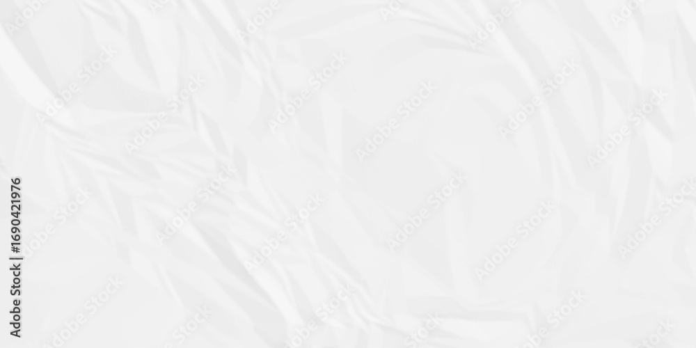 Obraz premium Paper texture background, Old paper background ripple soft white pattern wave crumple. Crushed and creased soft paper. Abstract wrinkle effect grunge and rough backdrop vintage page. 