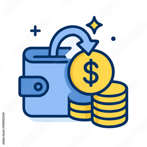 Seamless virtual banking experience with a fintech application offering digital wallet cashback and financial growth