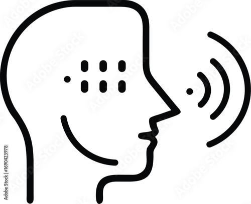 Speech recognition icon design