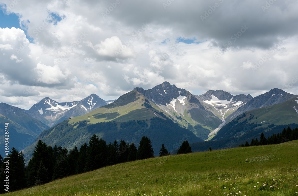 Fototapeta premium mountain landscape in the alps