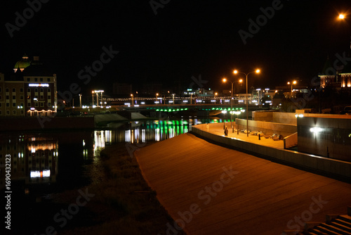 night view of the city