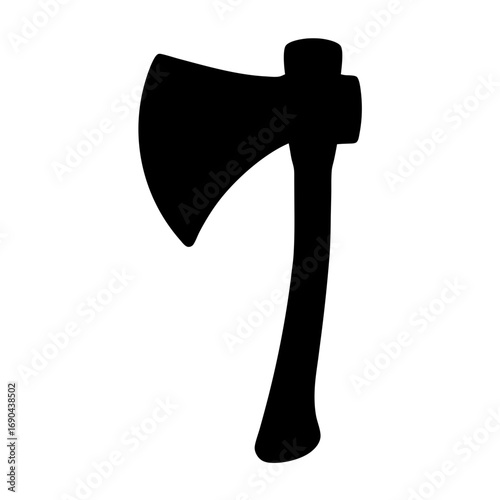 Silhouette vector axe icon symbol graphic design for micro stock sites