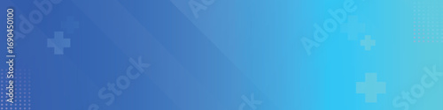 Blue medical care and service background template