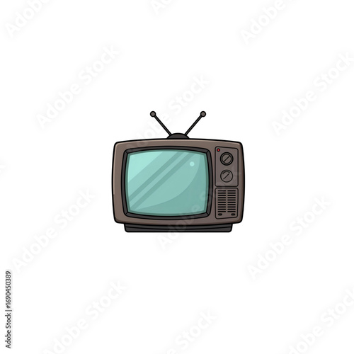 old tv set
