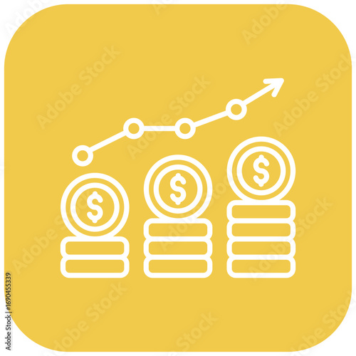 Financial profit Icon