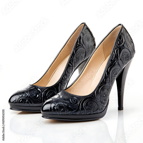 Shop elegant black patent leather high heel pumps for women formal occasion party shoes fashion footwear