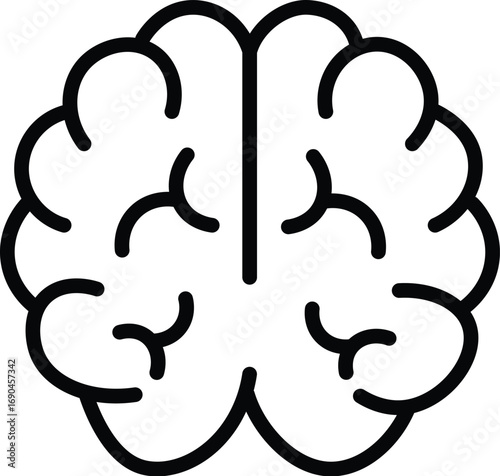 Brain icon design