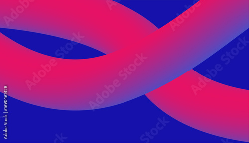 Abstract background with 3d soft fluid shapes. Vector template for placards, banners, flyers and presentations.
